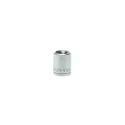 Teng Tools 3/8 in Drive E18 Standard Square Alloy Steel Socket, Chrome Finish, 78mm Overall Length M380718-C