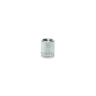 Teng Tools 3/8 in Drive E18 Standard Square Alloy Steel Socket, Chrome Finish, 78mm Overall Length M380718-C