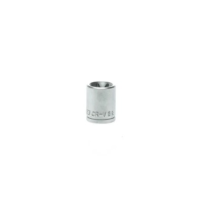 Teng Tools 3/8 in Drive E18 Standard Square Alloy Steel Socket, Chrome Finish, 78mm Overall Length M380718-C