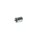 Teng Tools 3/8 in Drive E18 Standard Square Alloy Steel Socket, Chrome Finish, 78mm Overall Length M380718-C