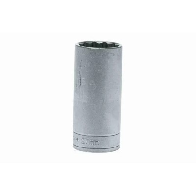 Teng Tools 1/2 in Drive 27 mm 12 Point Socket Satin Finish Chrome Vanadium Steel M120627-C