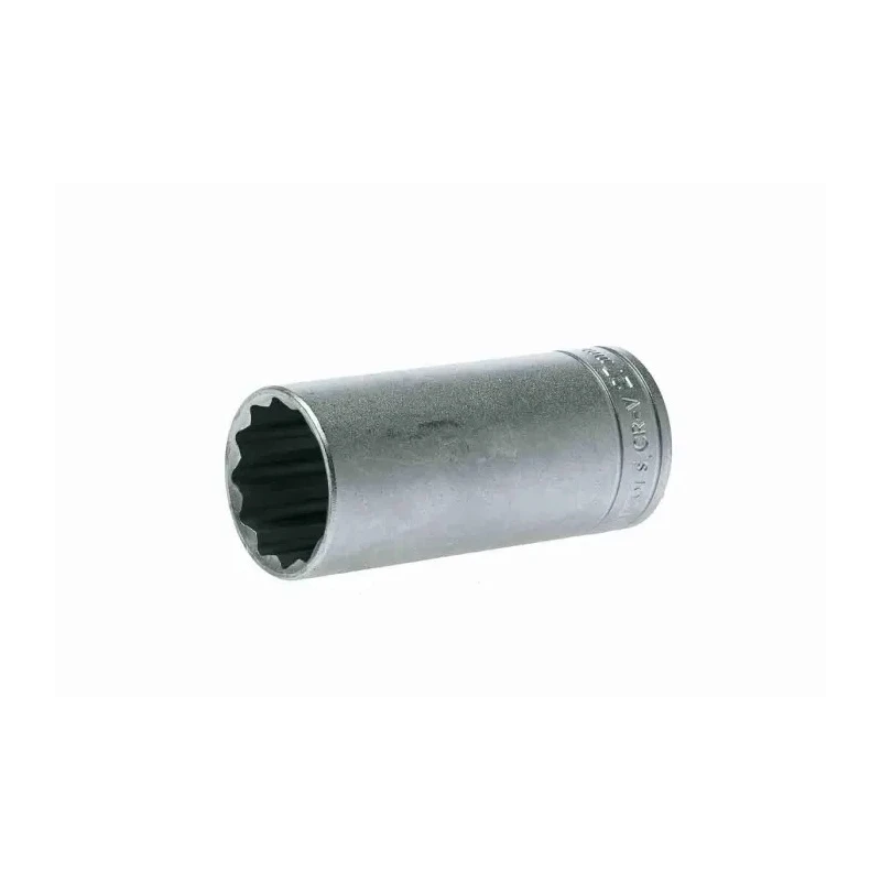 Teng Tools 1/2 in Drive 27 mm 12 Point Socket Satin Finish Chrome Vanadium Steel M120627-C