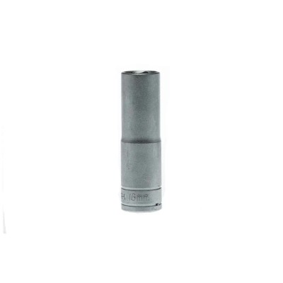 Teng Tools 1/2 in Drive 16 mm 6 Point Socket Satin Finish Chrome Vanadium Steel 79mm Overall Length M1206166-C