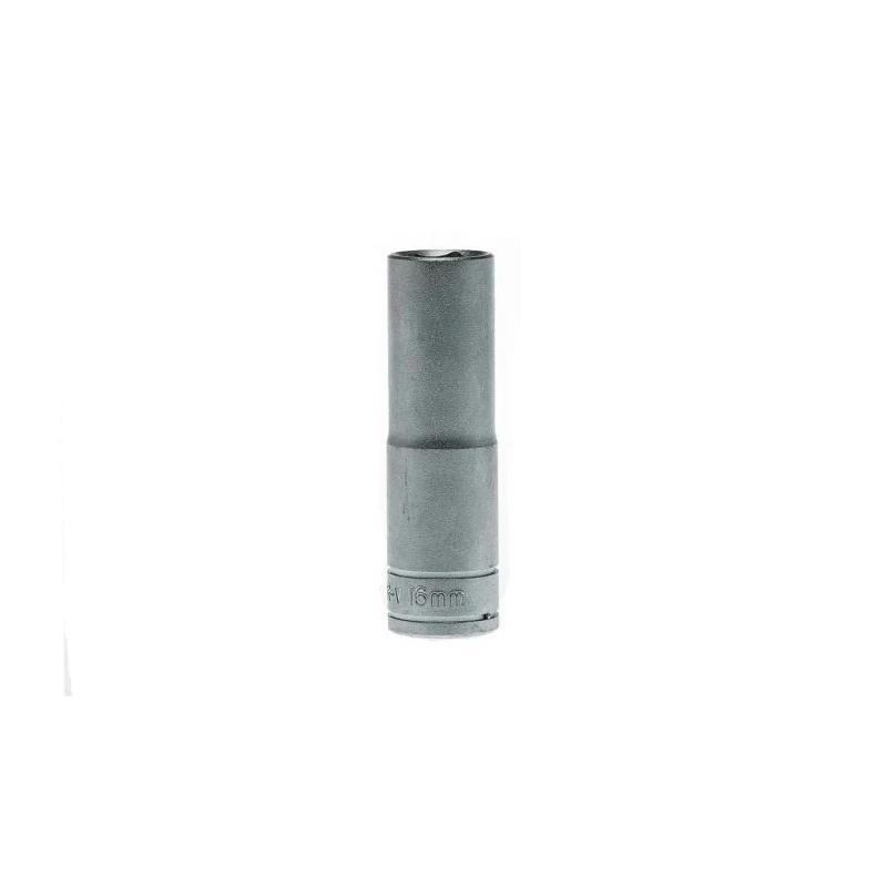 Teng Tools 1/2 in Drive 16 mm 6 Point Socket Satin Finish Chrome Vanadium Steel 79mm Overall Length M1206166-C