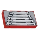 Teng Tools 6-Piece Chrome Vanadium Steel Spanner Set 8 To 19 mm TT6506