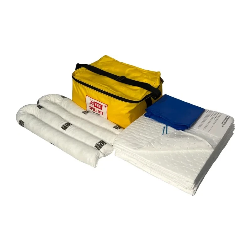 RS PRO 35 L Oil Spill Kit Absorbent Capacity 35L, 420mm x 320mm x 280mm Storage Bag 771-6480