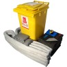 RS PRO 240 L Maintenance Spill Kit 160 Pads, 8 Socks, 2 Pillows, Hazard Warning Tape, Waste Bags, Zip Ties 771-6516