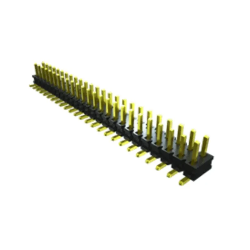 Samtec TMMH Series Straight Through Hole Pin Header 4 Contact 2 mm Pitch 2 Row Unshrouded TMMH-102-01-F-DV