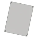 Spelsberg Melamine Mounting Plate 113mm Width, 171mm Length, 2.5mm Thick, Plain Type for TG 2012 18600801