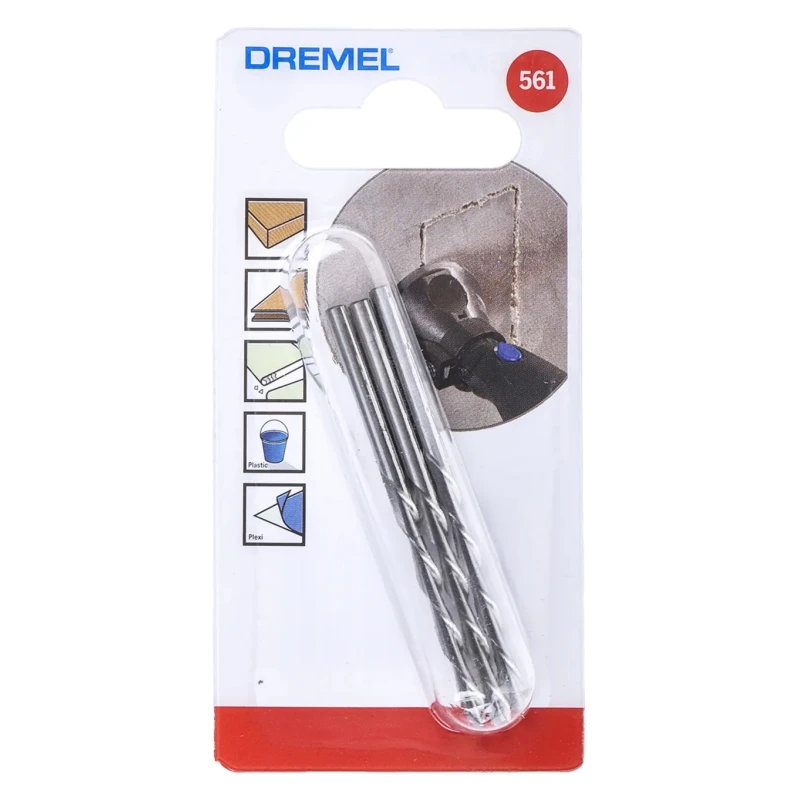 Dremel Aluminium 3.2 mm Drill Bit 1 Pc 26150561JA
