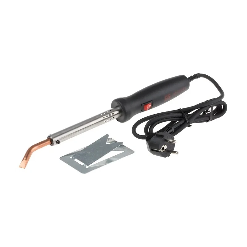 RS PRO Electric Soldering Iron 230V, 80W with High-Quality Heating Element and Heavy-Duty Stand 772-4766