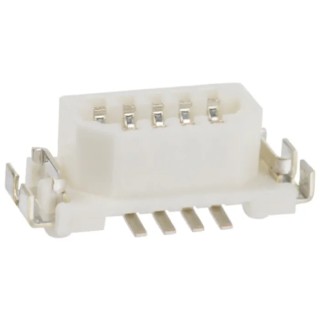 Hirose DF9 Series Straight Surface PCB Socket, 9-Contact, 2 Row, 1 mm Pitch, 150V, 500mA, Solder Termination DF9-9S-1V(32)