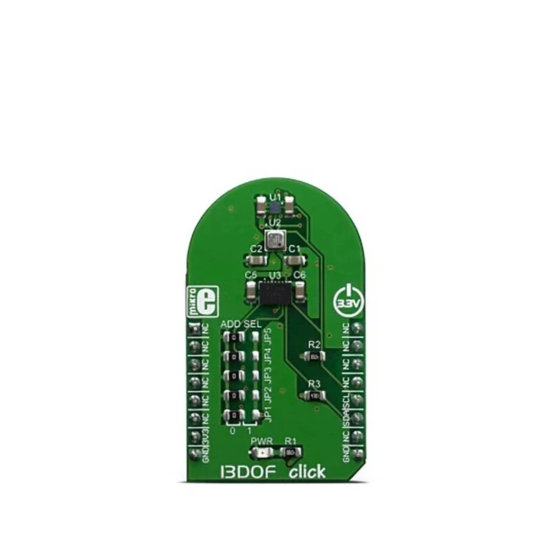 MikroElektronika Sensor Development Tool 13DOF Click for BME680, BMM150, BMI088 MIKROE-3775