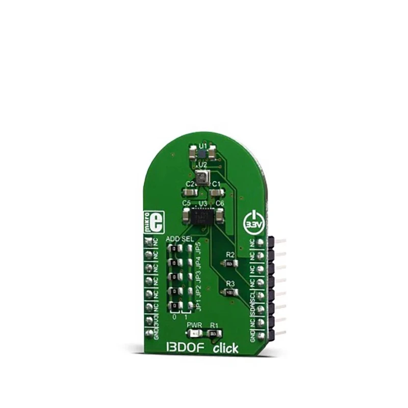 MikroElektronika Sensor Development Tool 13DOF Click for BME680, BMM150, BMI088 MIKROE-3775