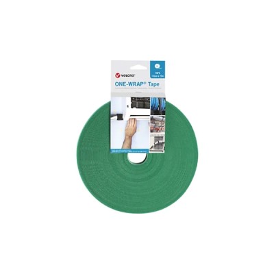 VELCRO® Green Hook & Loop Tape 10mm Width 25m Length 2.35mm Thickness VEL-OW64106