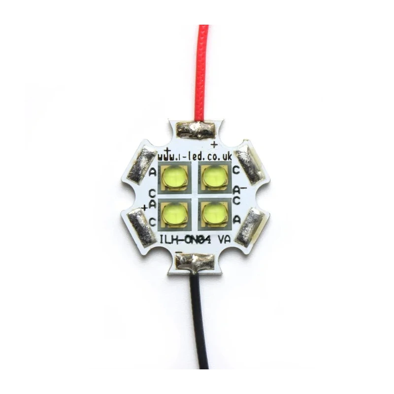 Intelligent LED Solutions OSLON 80 4+ PowerStar LED Array 4-LEDs White LED 5700K ILH-ON04-STWH-SC211-WIR200.