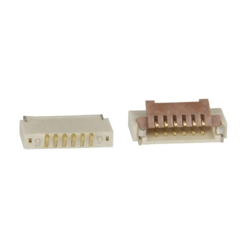 Hirose FH19 0.5 mm Pitch 6 Way Right Angle Female FPC Connector ZIF Bottom Contact 