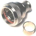 Amphenol Limited Circular Connector Backshell Size 24 Straight Female Aluminium Alloy Housing BK4Size 