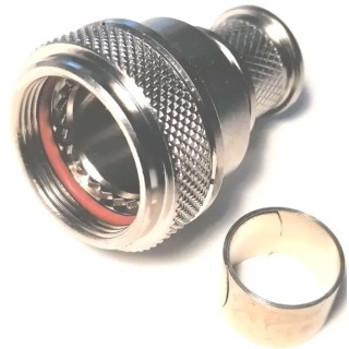 Amphenol Limited Circular Connector Backshell Size 24 Straight Female Aluminium Alloy Housing BK4Size 