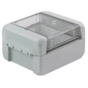 Bopla Bocube Series Light Grey Transparent Lid Polycarbonate Enclosure IP66 IP68 IK07 47mm x 96021115 B 080805 PC-V0-G-7035