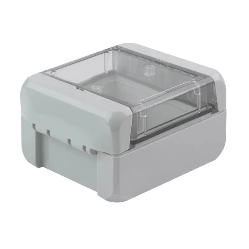 Bopla Bocube Series Light Grey Transparent Lid Polycarbonate Enclosure IP66 IP68 IK07 47mm x 96021115 B 080805 PC-V0-G-7035