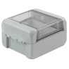 Bopla Bocube Series Light Grey Transparent Lid Polycarbonate Enclosure IP66 IP68 IK07 47mm x 96021115 B 080805 PC-V0-G-7035