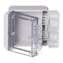 Bopla Bocube Series Light Grey Transparent Lid Polycarbonate Enclosure IP66 IP68 IK07 47mm x 96021115 B 080805 PC-V0-G-7035