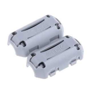 TDK Openable Ferrite Sleeve, Diameter 7 mm, Aperture 1, External Dimensions 16.5 mm x 17.4 mm x 30 mm, High ZCAT1730-0730A