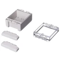 Bopla Bocube Series Light Grey Transparent Lid Polycarbonate Enclosure, IP66, IP68, IK07, 60 96022125 B 100806 PC-V0-G-7035