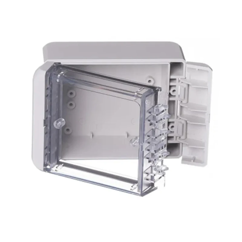 Bopla Bocube Series Light Grey Transparent Lid Polycarbonate Enclosure, IP66, IP68, IK07, 60 96022125 B 100806 PC-V0-G-7035