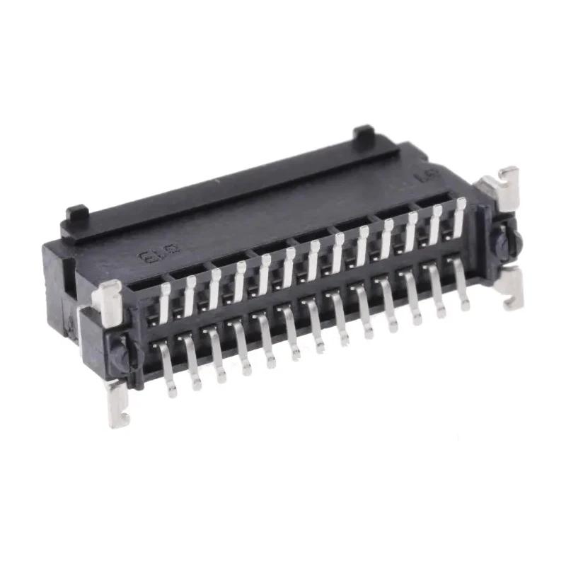 ERNI SMC Series Straight Surface PCB Header 26 Contacts 1.27 mm Pitch 2 Row Shrouded 063209 / 063209-E