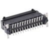 ERNI SMC Series Straight Surface PCB Header 26 Contacts 1.27 mm Pitch 2 Row Shrouded 063209 / 063209-E