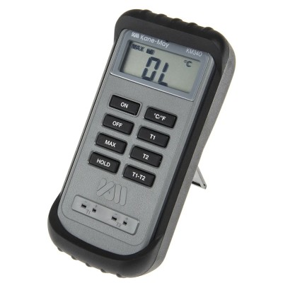 Kane K Probe Differential Digital Thermometer 2 Inputs, 1300°C Max, ±0.2% Accuracy KM340