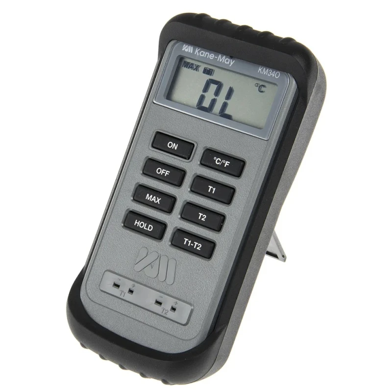 Kane K Probe Differential Digital Thermometer 2 Inputs, 1300°C Max, ±0.2% Accuracy KM340
