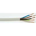 RS PRO 100 m 5 Core White Polyvinyl Chloride 300 to 500V Flame Retardant Power Cable H05VV-F