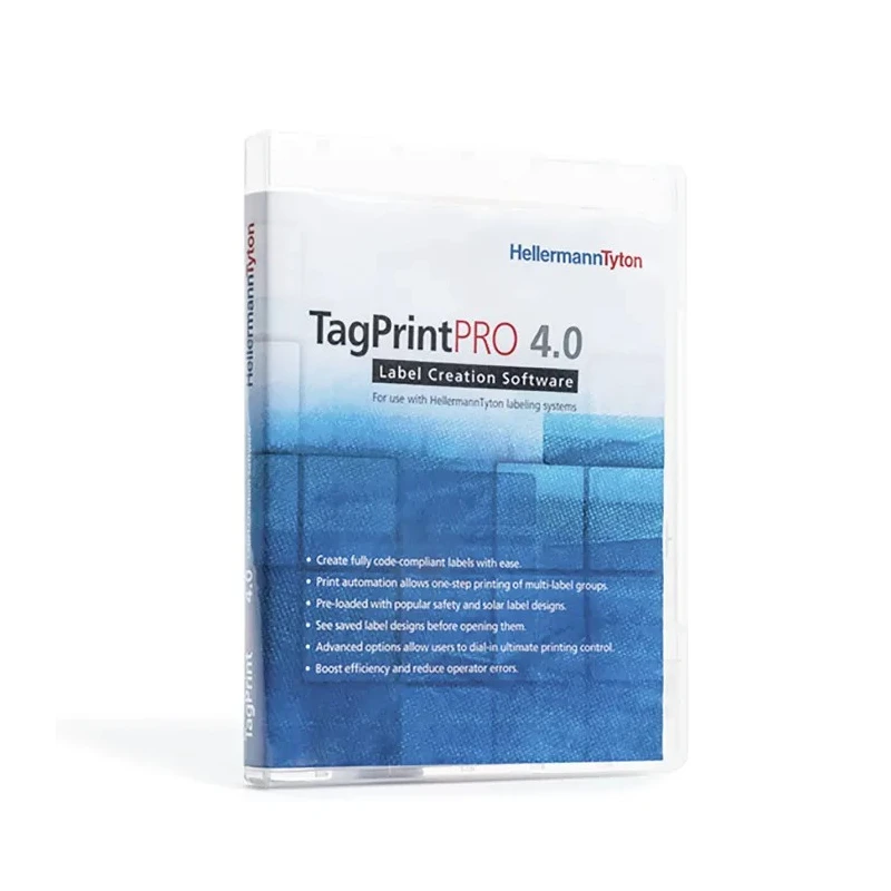 HellermannTyton Labelling Software TagPrint Pro 4.0 Compatible with Windows 95 to XP 556-00059 TagPrintPro4.0-EMEA-PL-WH