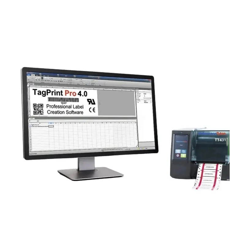 HellermannTyton Labelling Software TagPrint Pro 4.0 Compatible with Windows 95 to XP 556-00059 TagPrintPro4.0-EMEA-PL-WH