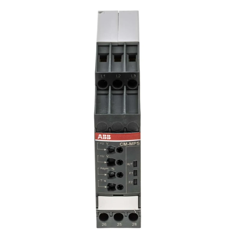 ABB Monitoring Relay 3 Phase DPDT DIN Rail, 400V AC, 18VA Power, CM-MPS Series 1SVR730884R3300 CM-MPS.41S