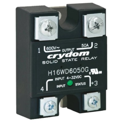 Crydom Panel Mount Solid State Relay 75 A Load, 660 V AC Load, 32 V DC Control H16WD