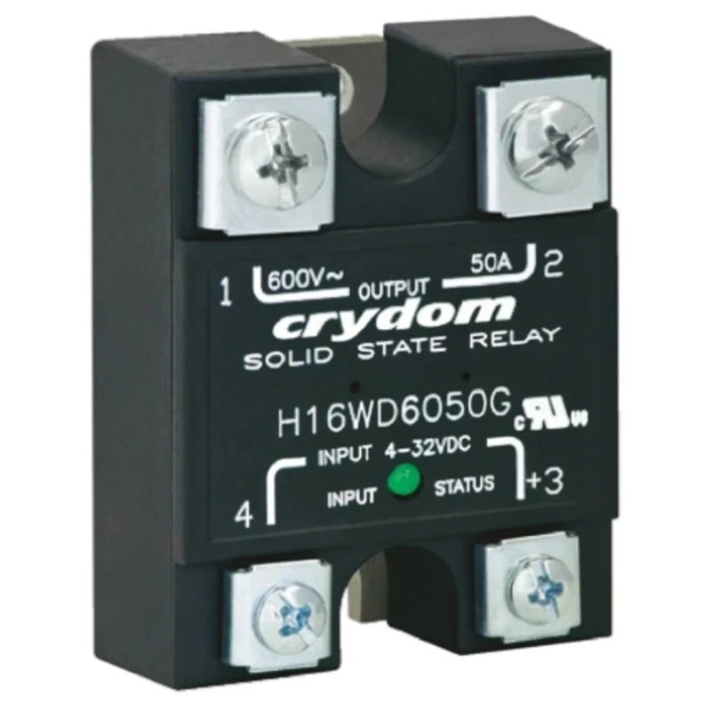 Crydom Panel Mount Solid State Relay 75 A Load, 660 V AC Load, 32 V DC Control H16WD
