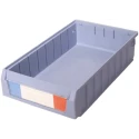 RS PRO Polypropylene Storage Bin 90 mm x 234 mm x 400 mm Blue 775-5303