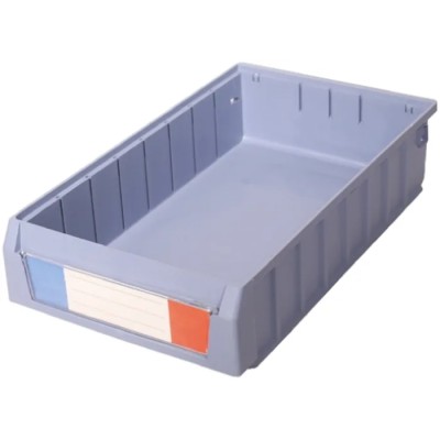 RS PRO Polypropylene Storage Bin 90 mm x 234 mm x 400 mm Blue 775-5303