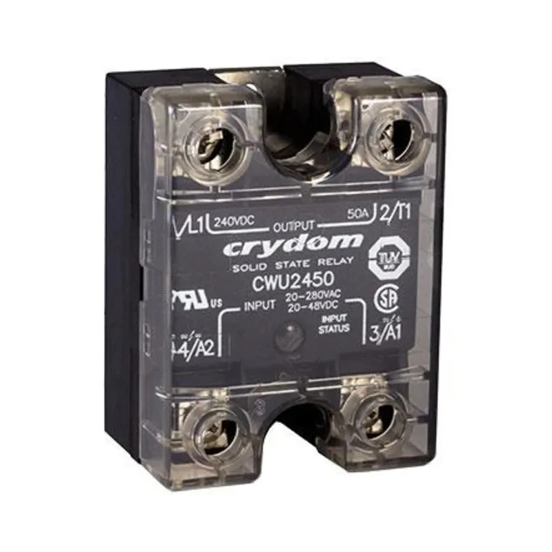 Crydom Solid State Relay Panel Mount, 50 A Load, 280 V AC Load, 280 V AC Control CW24