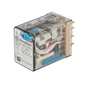 Finder Power Relay 24V DC Coil 7A Switching Current 4PDT Silver Alloy Contacts 55.34.9.024.0074