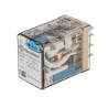 Finder Power Relay 24V DC Coil 7A Switching Current 4PDT Silver Alloy Contacts 55.34.9.024.0074