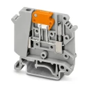 Phoenix Contact Grey P Series Knife Disconnect Terminal Block, 0.2 to 6 mm², 1-Level, Screw Termination, 500 V, 16 3004032