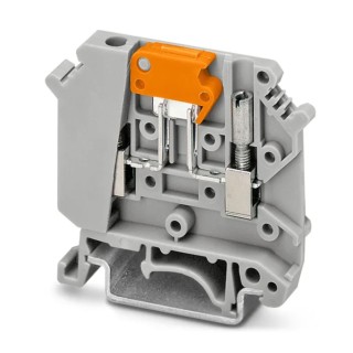Phoenix Contact Grey P Series Knife Disconnect Terminal Block, 0.2 to 6 mm², 1-Level, Screw Termination, 500 V, 16 3004032