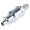 RS PRO Steel Pneumatic Quick Connect Coupling 3/8 in Male G 9.5mm Hose Tailpiece 776-8365