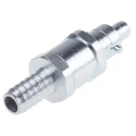 RS PRO Steel Pneumatic Quick Connect Coupling 3/8 in Male G 9.5mm Hose Tailpiece 776-8365