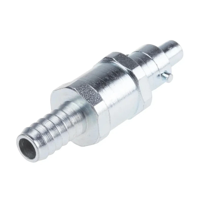 RS PRO Steel Pneumatic Quick Connect Coupling 3/8 in Male G 9.5mm Hose Tailpiece 776-8365